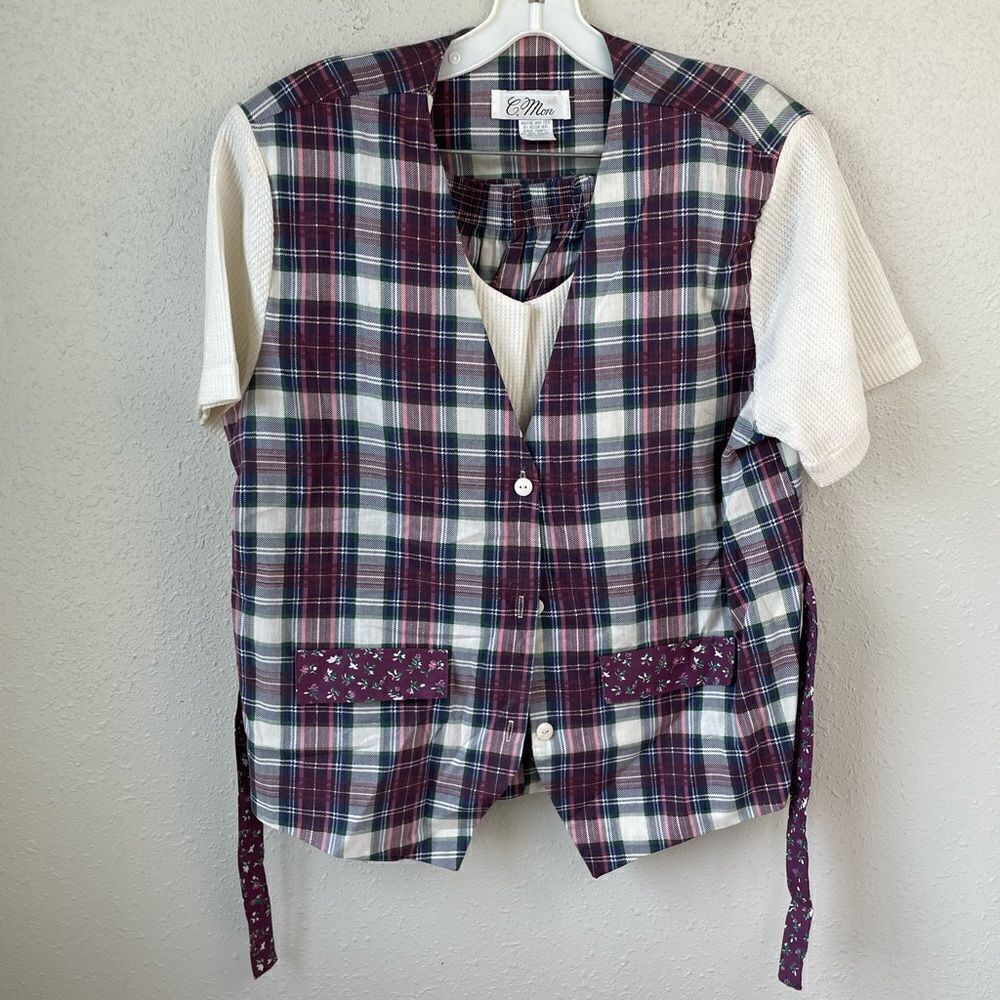 Vintage C’ Mon Matching Top and Shorts Size M EUC
